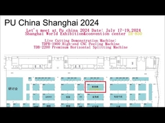 2200mm πλάτος κοπής μηχανή κοπής αφρού PU οριζόντιο διαχωριστικό αυτόματο ηλεκτρονικό σερβο Siemens