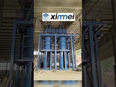 Ανασυγκολλημένο κυλινδρικό αφρώδες υλικό πλάκα ατμού τριπλής χύτευσης δεξαμενή Αφριστική γραμμή εργασίας