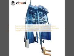 Στρογγυλός κύλινδρος ατμοσυσκευαστής πίεσης τυποποίησης μηχανή αφρώδους επανασύνδεσης μονό διπλό τριπλό τετραπλό πενταπλό επτάπλετο ταυτόχρονα συνεχής γραμμή παραγωγής