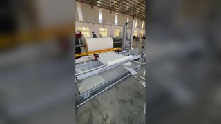 TDPA-2300 CNC Μηχανή Αποφλοίωσης Αφρού 1-30 mm Πάχος 0-130 m/min για κυλινδρικά ρολά αφρού PU