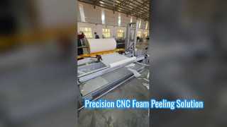 Αφρός αποφλοίωσης υψηλής ακρίβειας CNC για κυλινδρικό αφρό PU