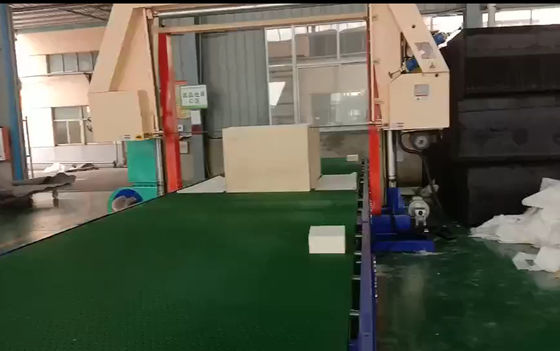 Σφουγγάρι ρολό φύλλο αφρού Cnc μηχανή οριζόντια διαίρεση με κενό