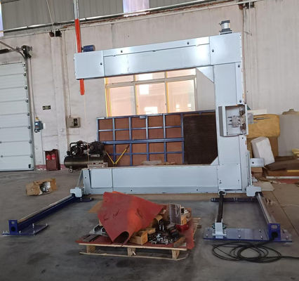 Σφουγγάρι Κάθετη Ευθεία Μεγάλο Cnc Αφροκόφτη PLC Περιστροφικό τραπέζι εργασίας ελέγχου