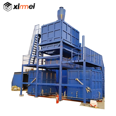 15T Rebond Block Foam Foaming Machine with 33.5kW Motor Power for 4 Blocks/h Waste Foam Granule Rebond Foam Manufacturing